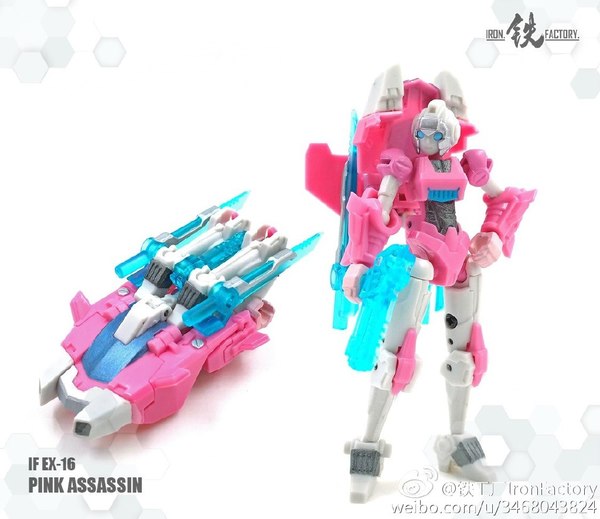 Iron Factory EX 16 Pink Assassin Unofficial Legends Scale IDW Style Arcee Color Photos  (1 of 9)